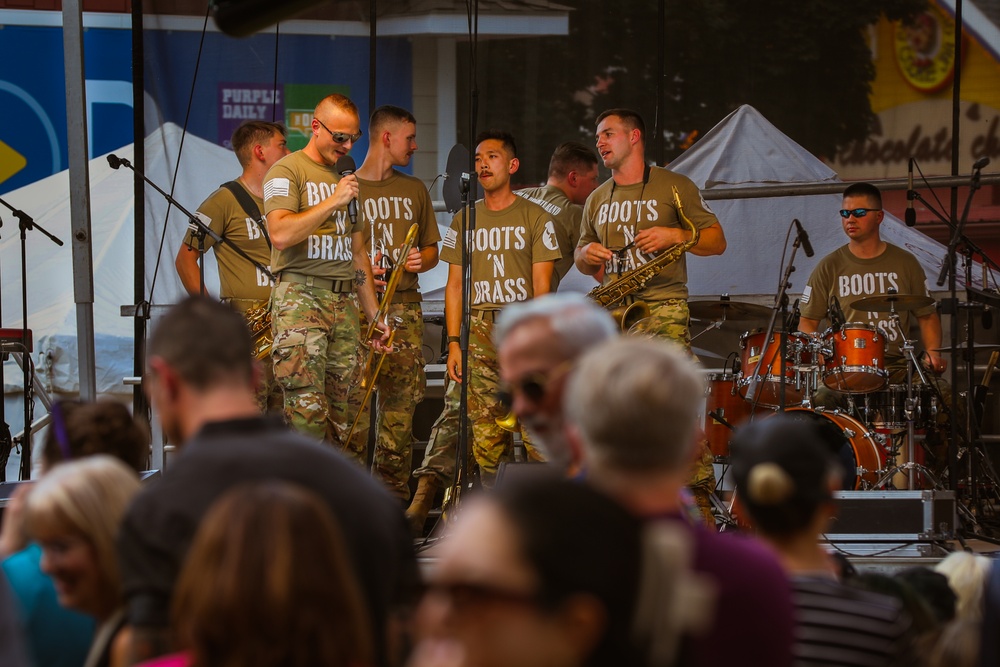 34th ID Red Bull Band Performs at the Minnesota State Fair