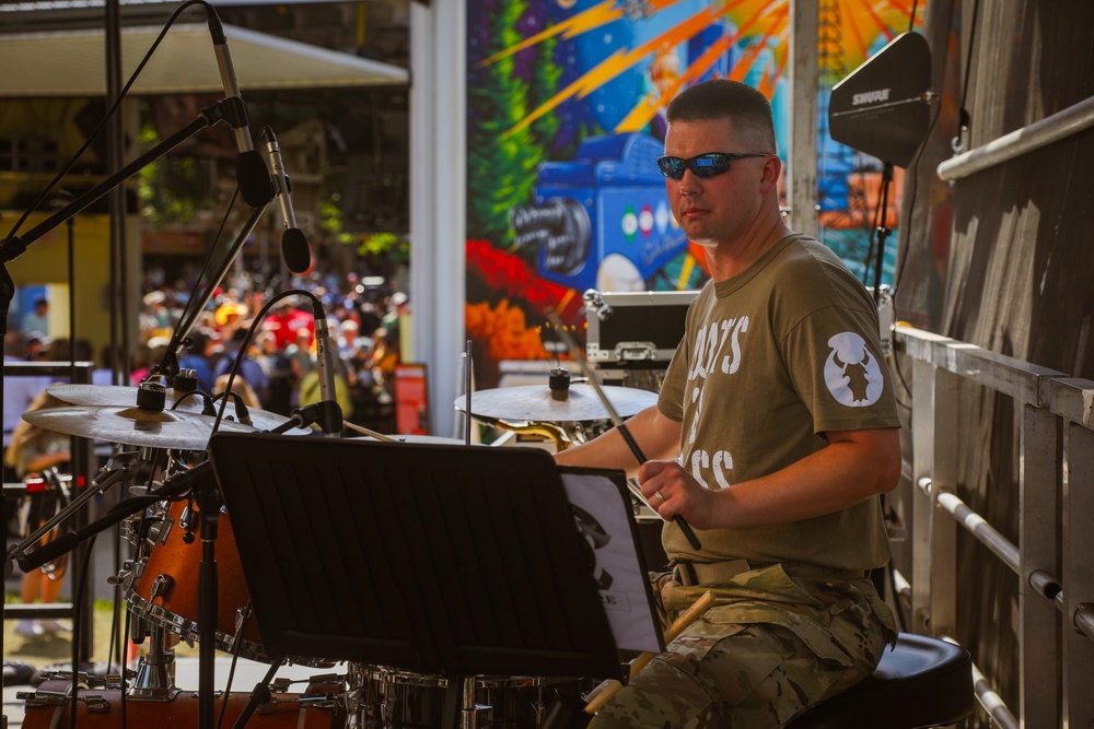 34th ID Red Bull Band Performs at the Minnesota State Fair