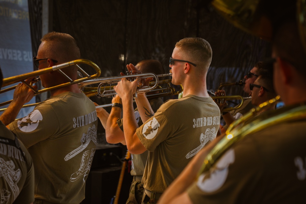 34th ID Red Bull Band Performs at the Minnesota State Fair