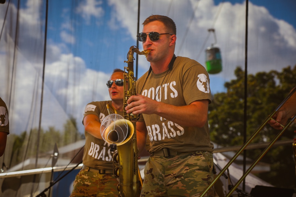 34th ID Red Bull Band Performs at the Minnesota State Fair
