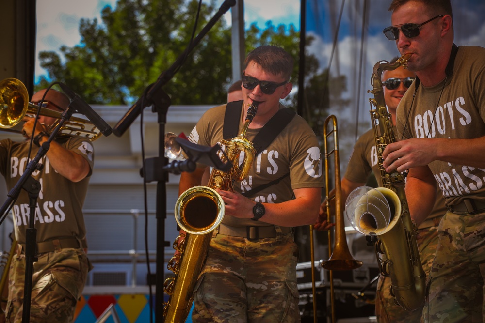 34th ID Red Bull Band Performs at the Minnesota State Fair