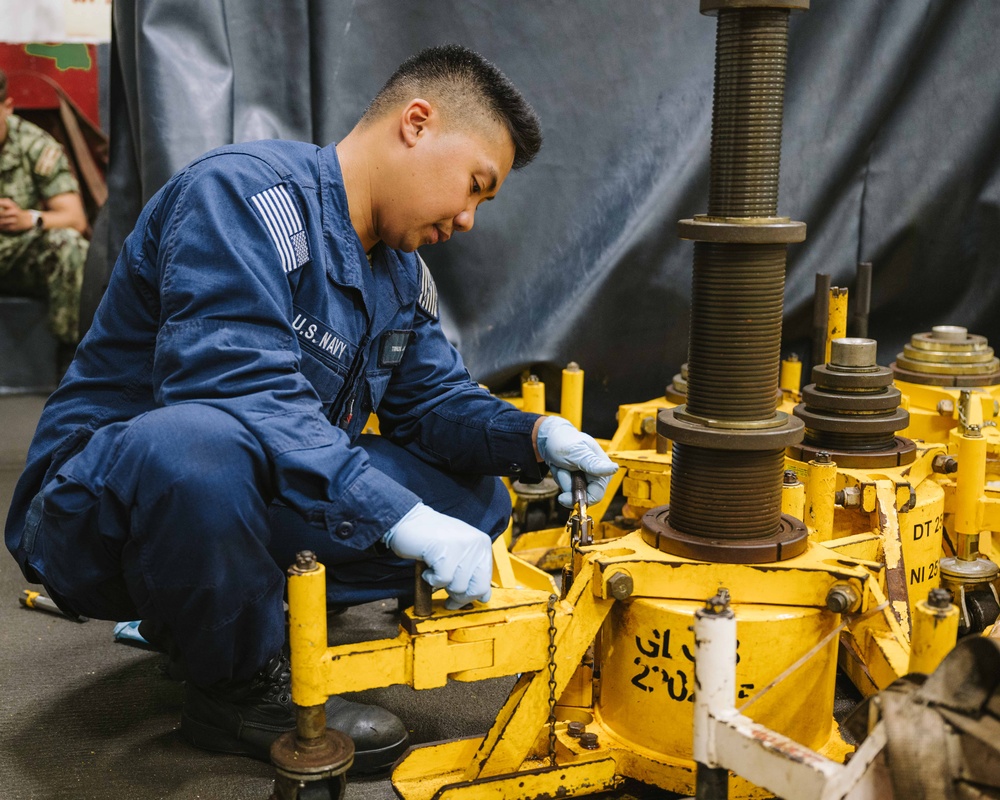 USS Theodore Roosevelt Maintenance