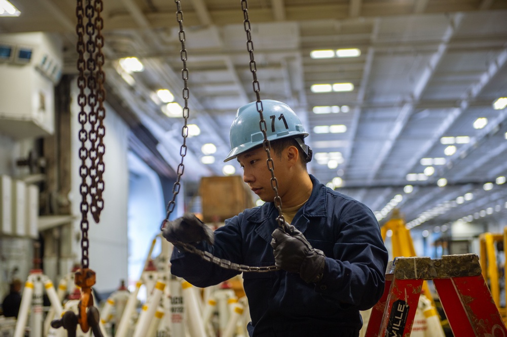 USS Theodore Roosevelt Maintenance