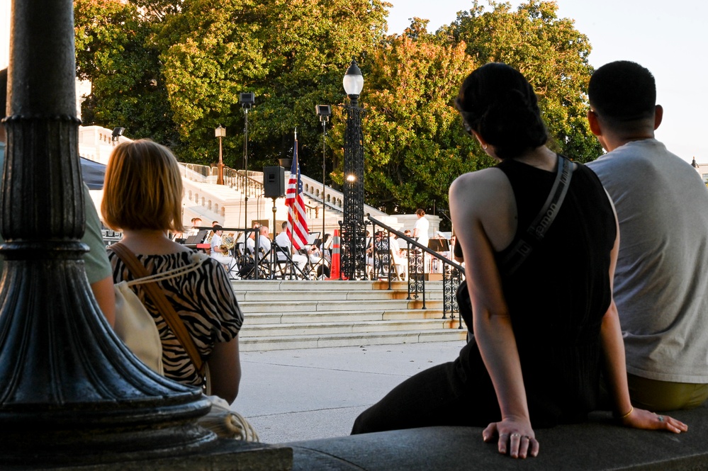The United States Navy Band Performs at the United States Capitol West Steps