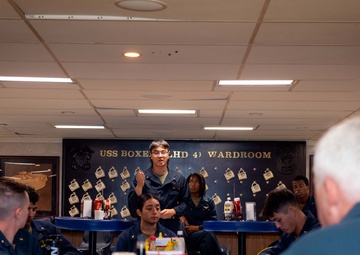 Midshipmen meet Boxer CO