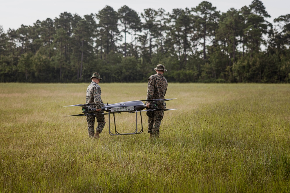 2nd Marine Division Small Unmanned Aerial System tactical demonstration