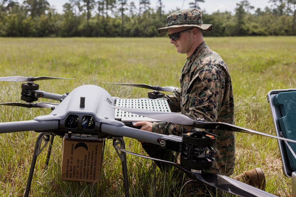 2nd Marine Division Small Unmanned Aerial System tactical demonstration