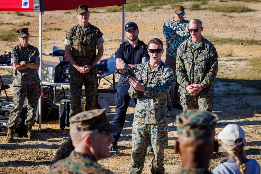 Counter-Drone Team simulates aerial target engagement