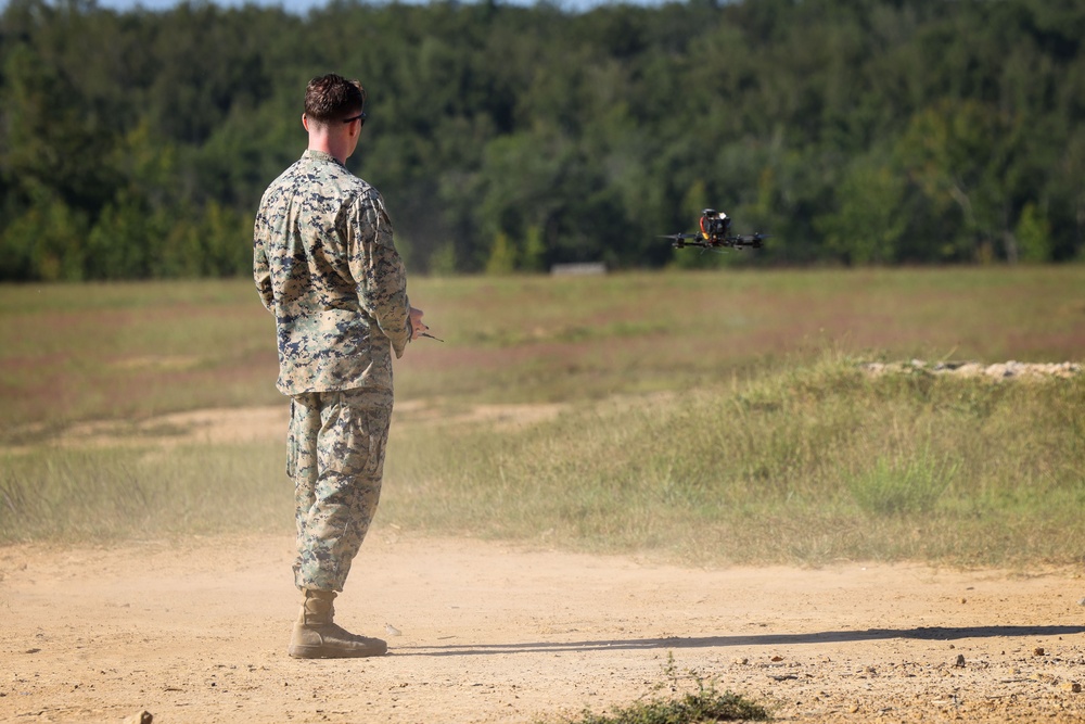 Counter-Drone Team simulates aerial target engagement
