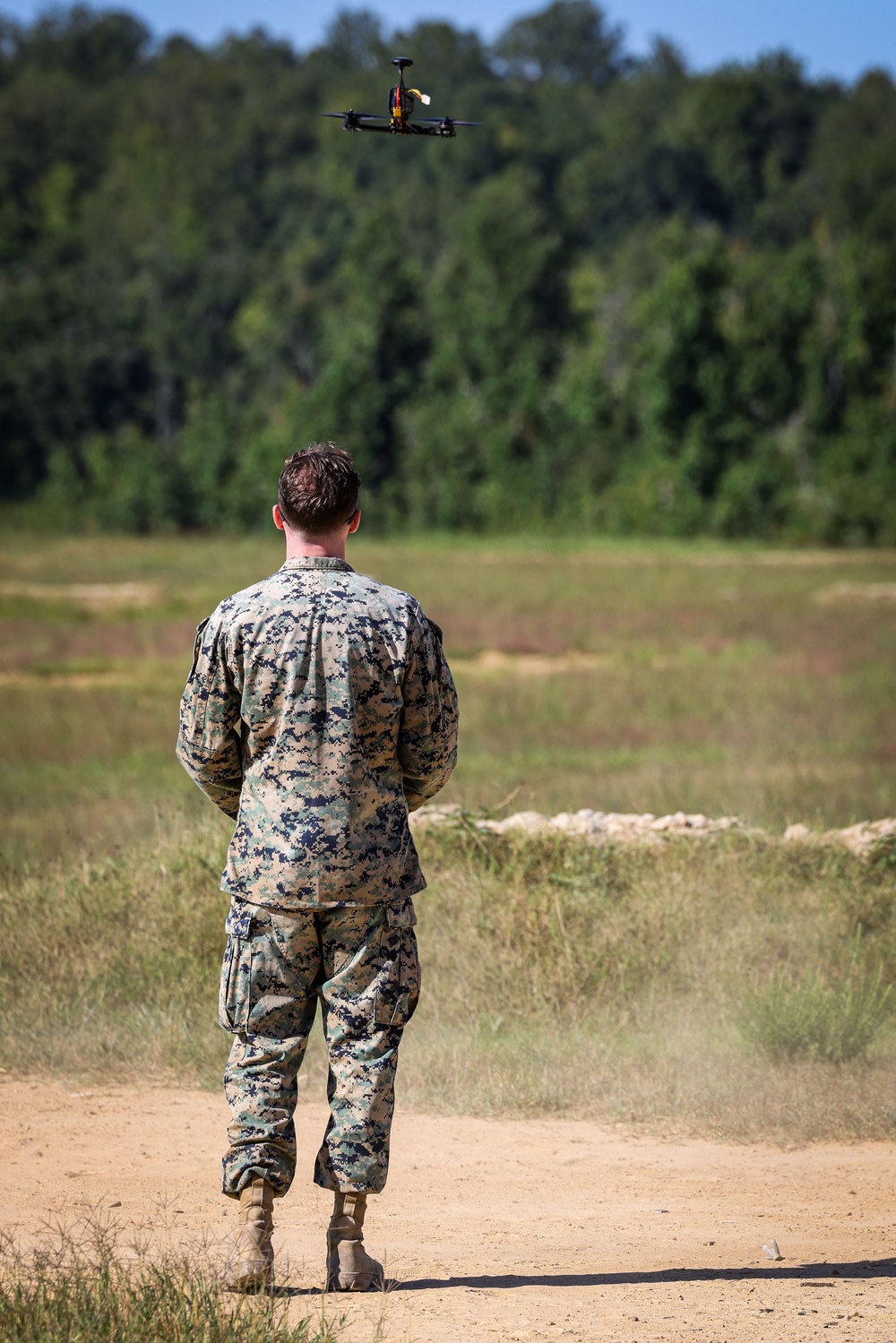 Counter-Drone Team simulates aerial target engagement