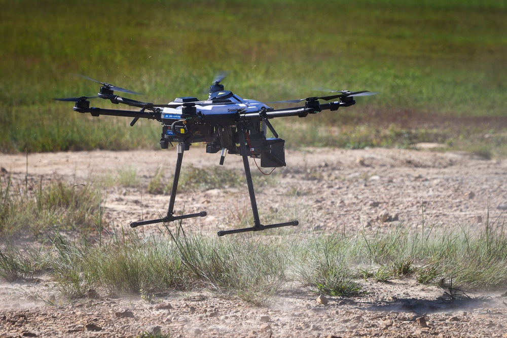 Counter-Drone Team simulates aerial target engagement