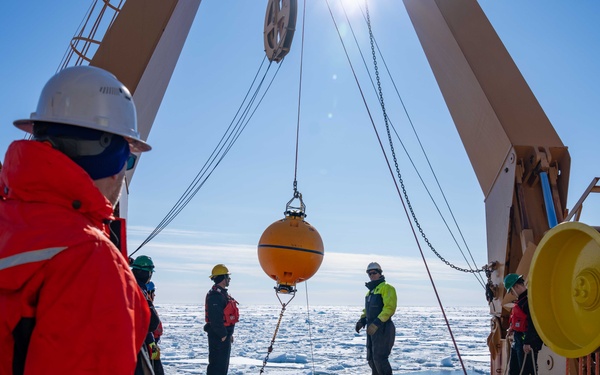 U.S. Coast Guard Cutter Healy commences Arctic Mobile Observing System operations
