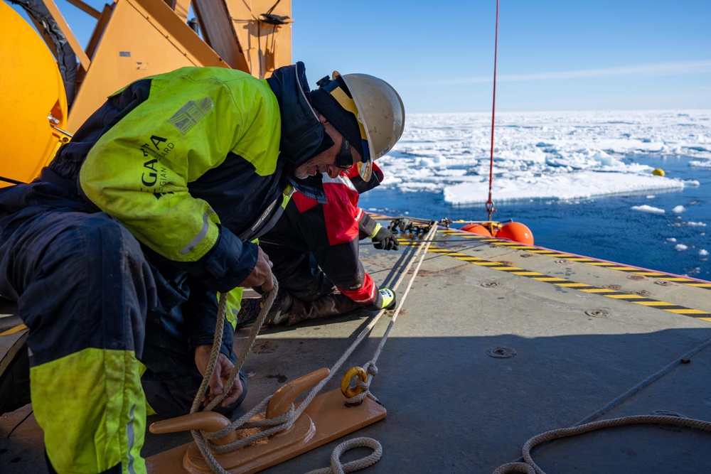 U.S. Coast Guard Cutter Healy commences Arctic Mobile Observing System operations