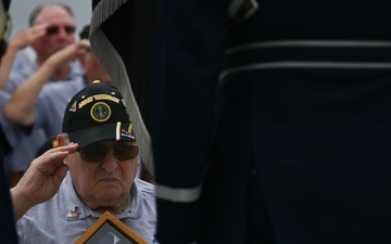 Air Force Band, Joint Service Color Guard perform for Honor Flight veterans