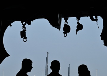 Always ready: McConnell maintainers swap KC-135 engine