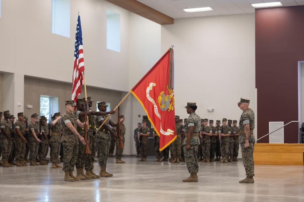 2nd Combat Readiness Regiment; Relief and Appointment