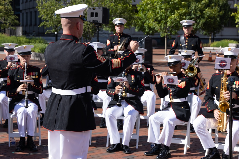 Marine Week Boston 2025: Quantico Marine Band performs at Closing Ceremony