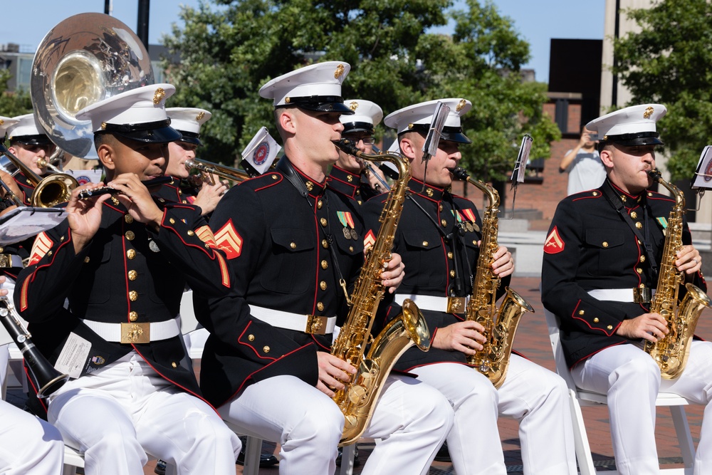 Marine Week Boston 2025: Quantico Marine Band performs at Closing Ceremony