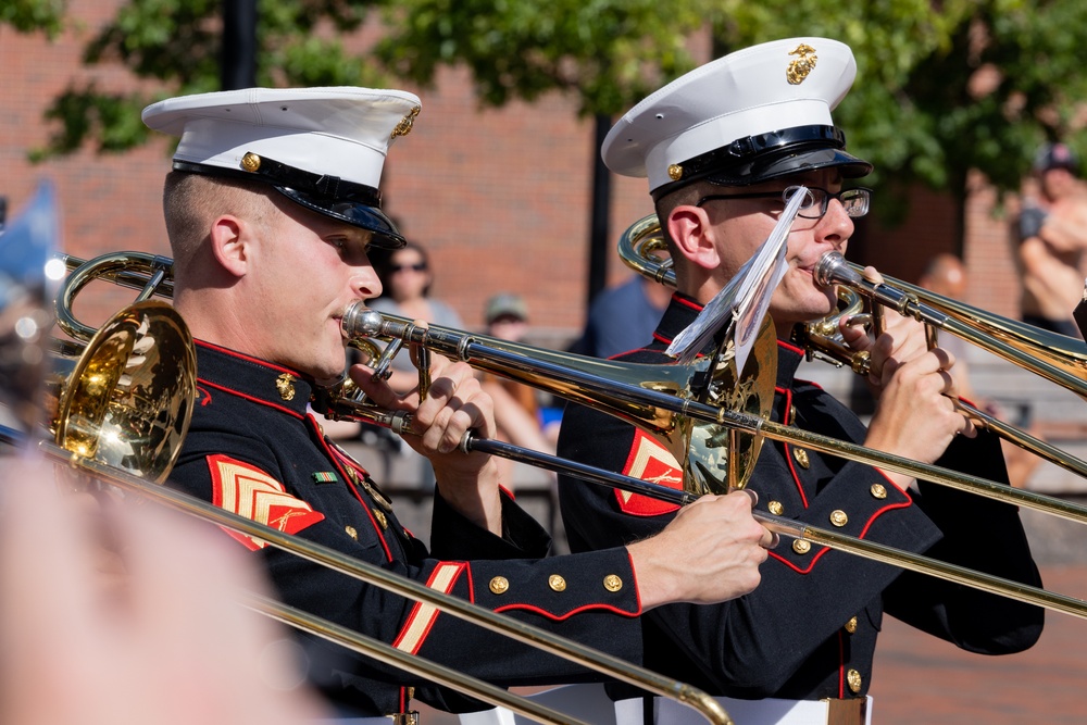 Marine Week Boston 2025: Quantico Marine Band performs at Closing Ceremony