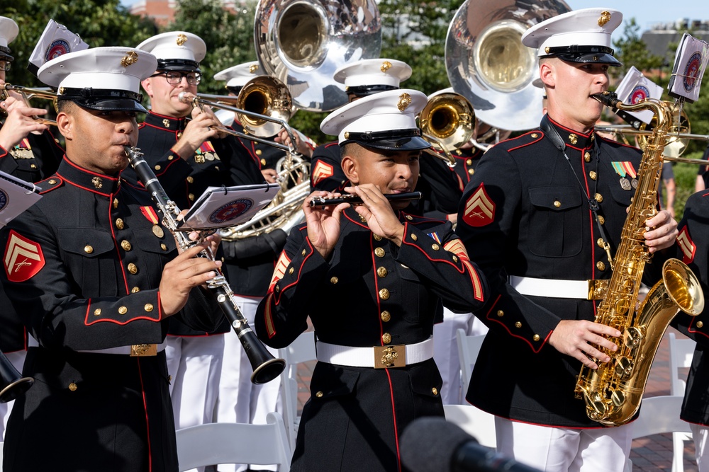 Marine Week Boston 2025: Quantico Marine Band performs at Closing Ceremony