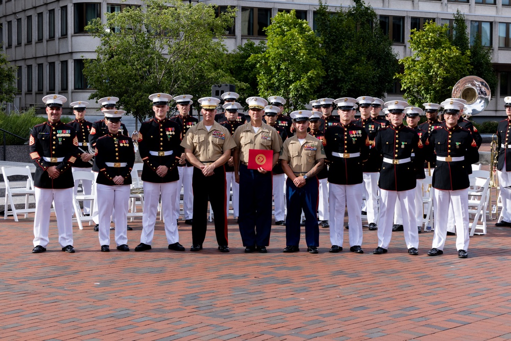 Marine Week Boston 2025: Quantico Marine Band performs at Closing Ceremony