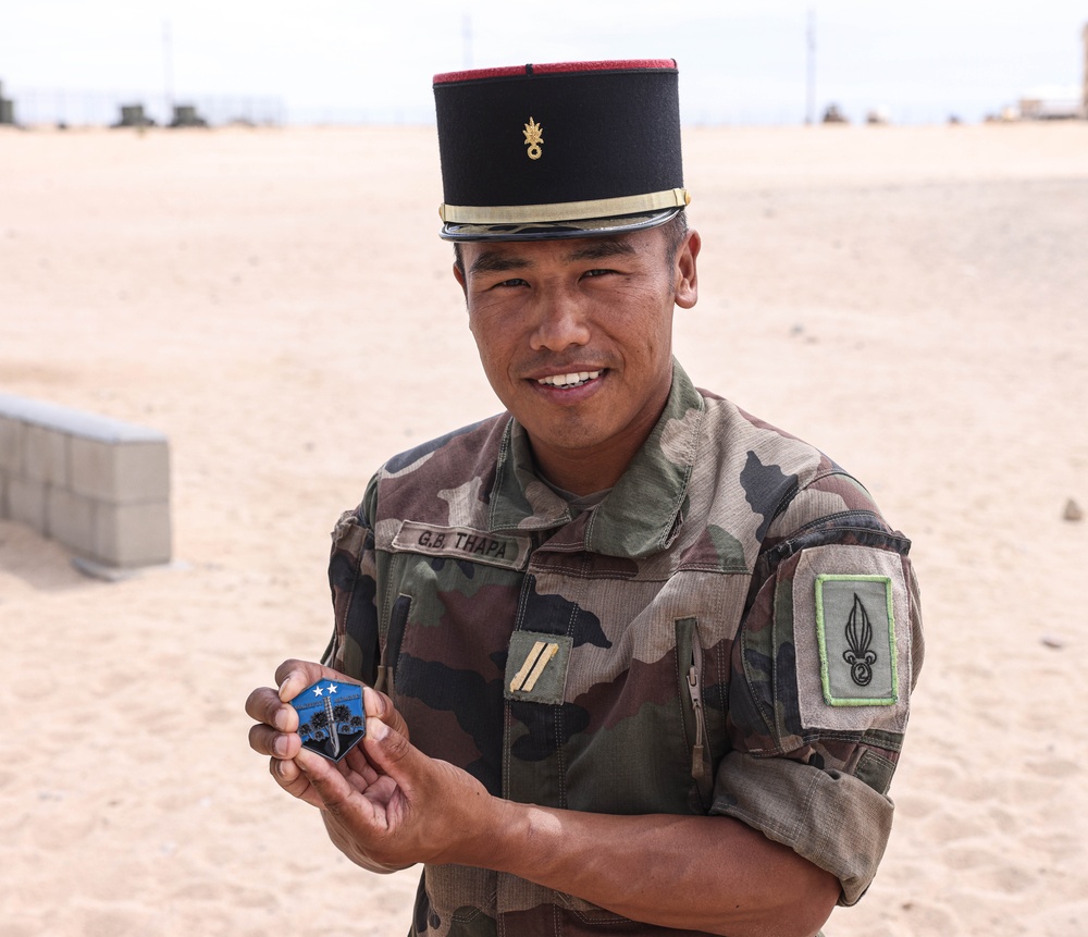SLTE 4-25: French Foreign Legionnaire Awards Ceremony