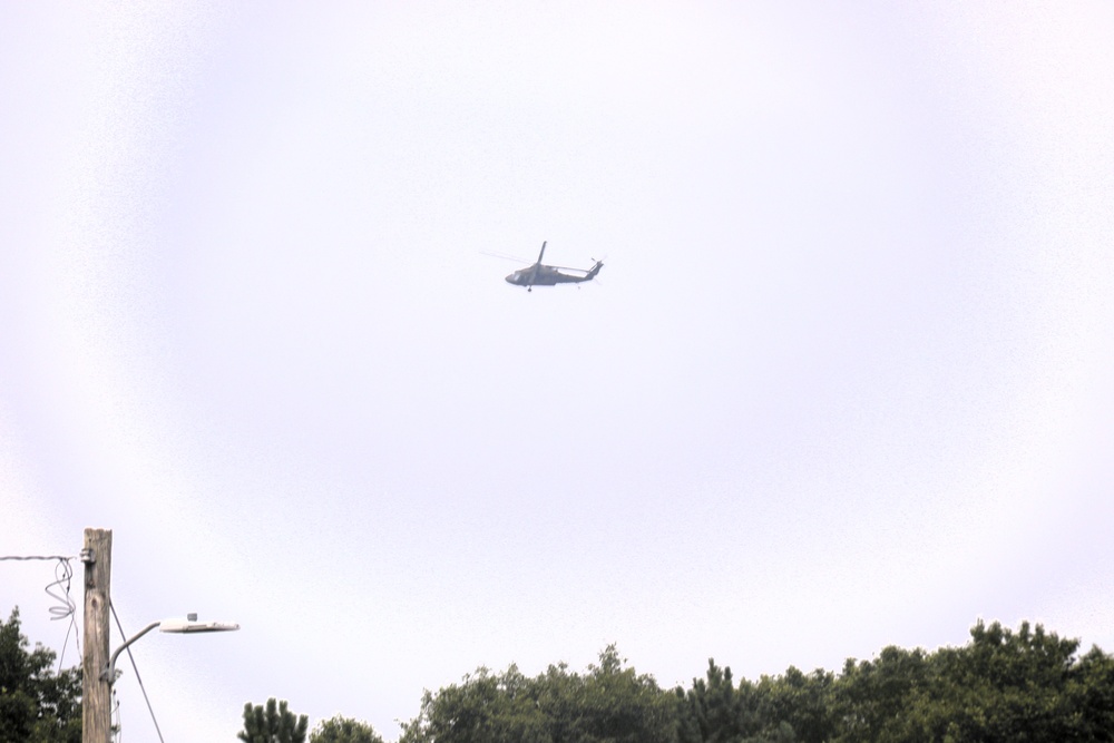 Fort Knox Black Hawks, Chinooks support 78th Training Division CSTX 78-25-02 at Fort McCoy