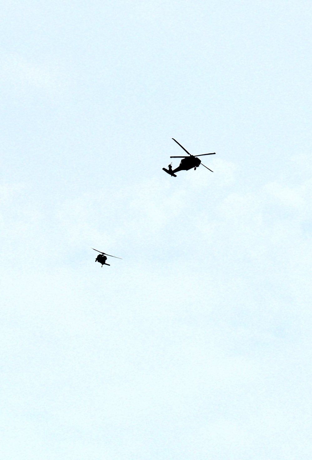 Fort Knox Black Hawks, Chinooks support 78th Training Division CSTX 78-25-02 at Fort McCoy