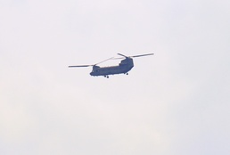 Fort Knox Black Hawks, Chinooks support 78th Training Division CSTX 78-25-02 at Fort McCoy