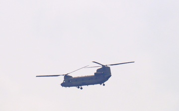 Fort Knox Black Hawks, Chinooks support 78th Training Division CSTX 78-25-02 at Fort McCoy