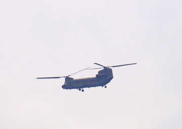 Fort Knox Black Hawks, Chinooks support 78th Training Division CSTX 78-25-02 at Fort McCoy