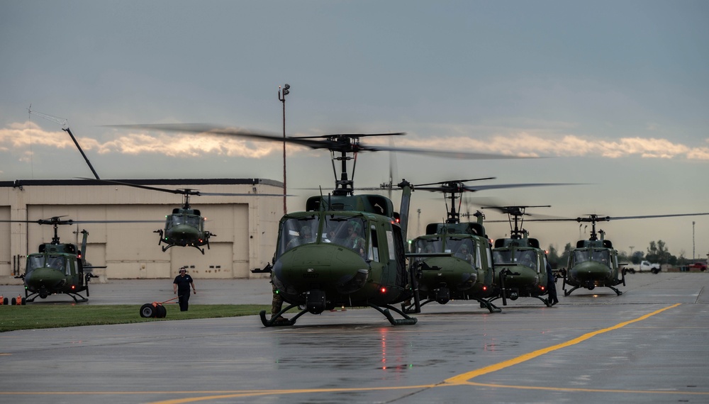 54HS provides support during a Tactical Response Force exercise at Minot AFB