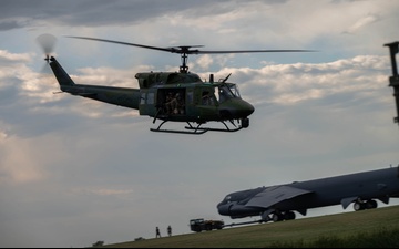 54HS provides support during a Tactical Response Force exercise at Minot AFB