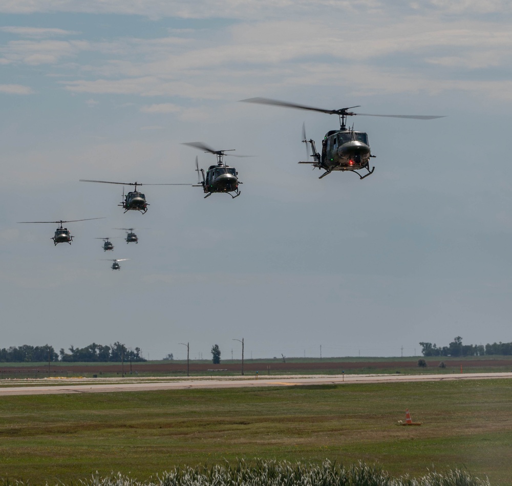 54HS provides support during a Tactical Response Force exercise at Minot AFB