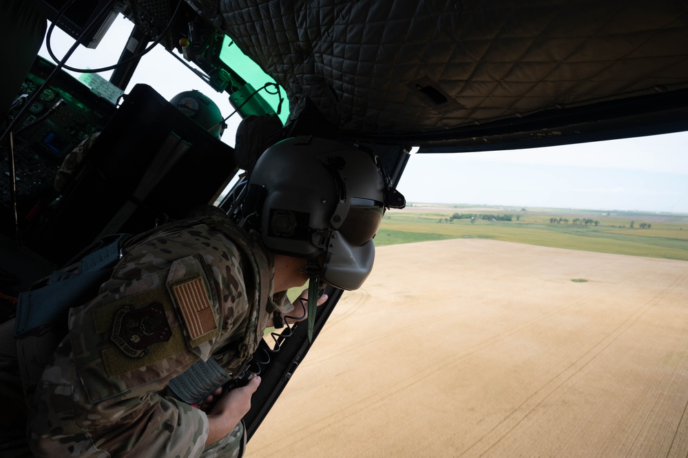 54HS provides support during a Tactical Response Force exercise at Minot AFB