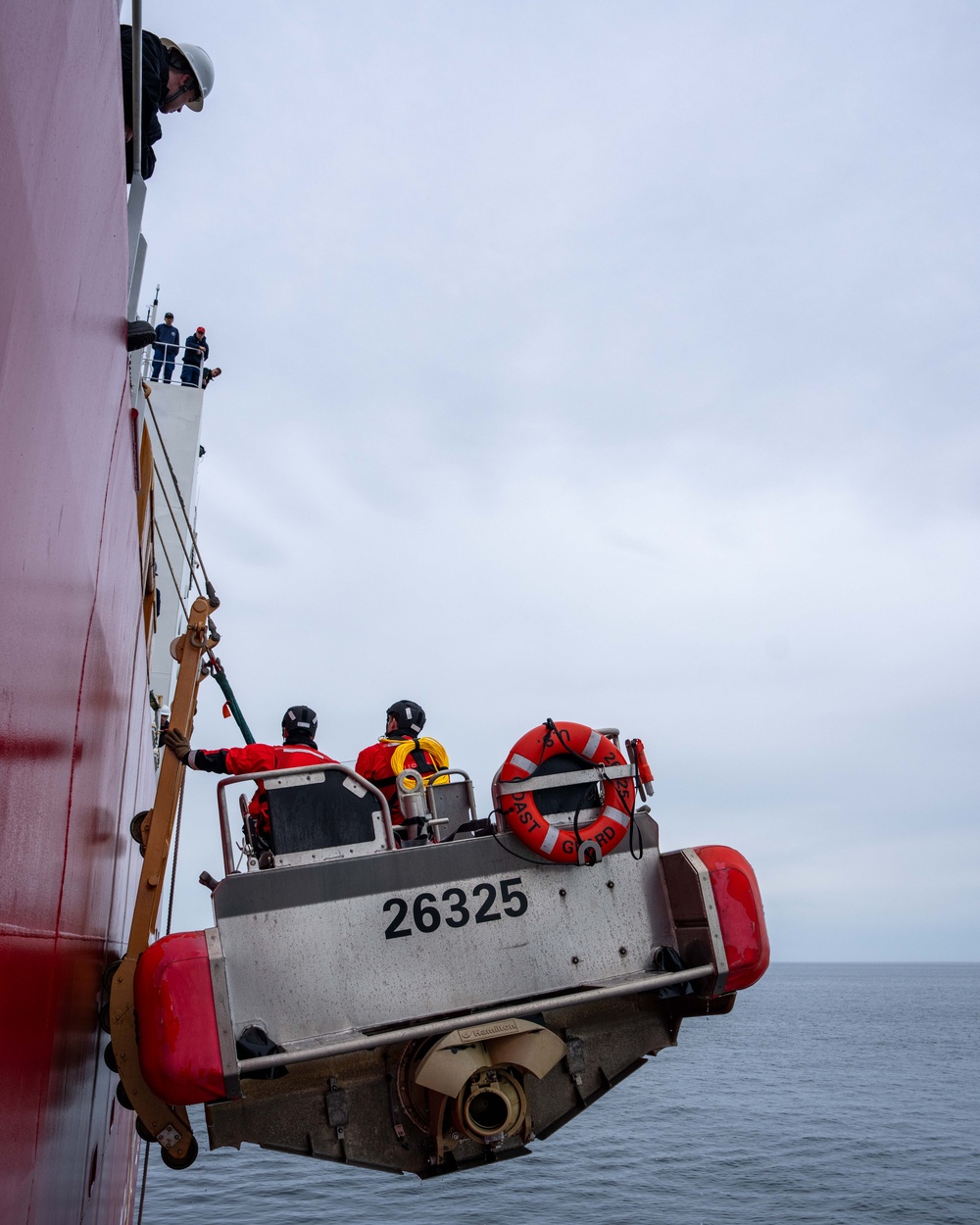 U.S. Coast Guard Cutter Healy conducts training in Bering Strait