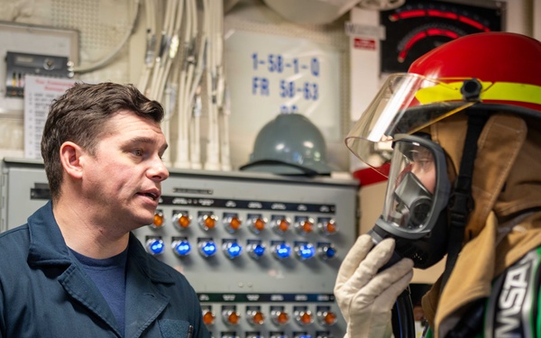 U.S. Coast Guard Cutter Healy conducts training in Bering Strait