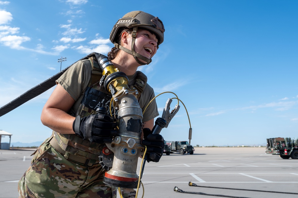 Fuel for the mission: Fuels management Airmen try out for forward area refueling point team
