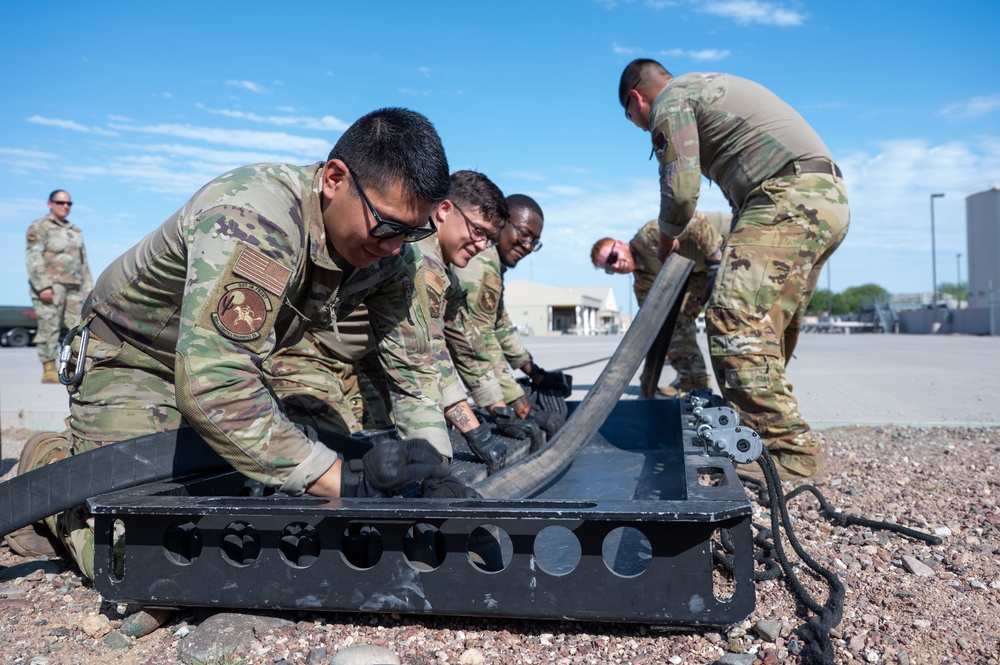 Fuel for the mission: Fuels management Airmen try out for forward area refueling point team