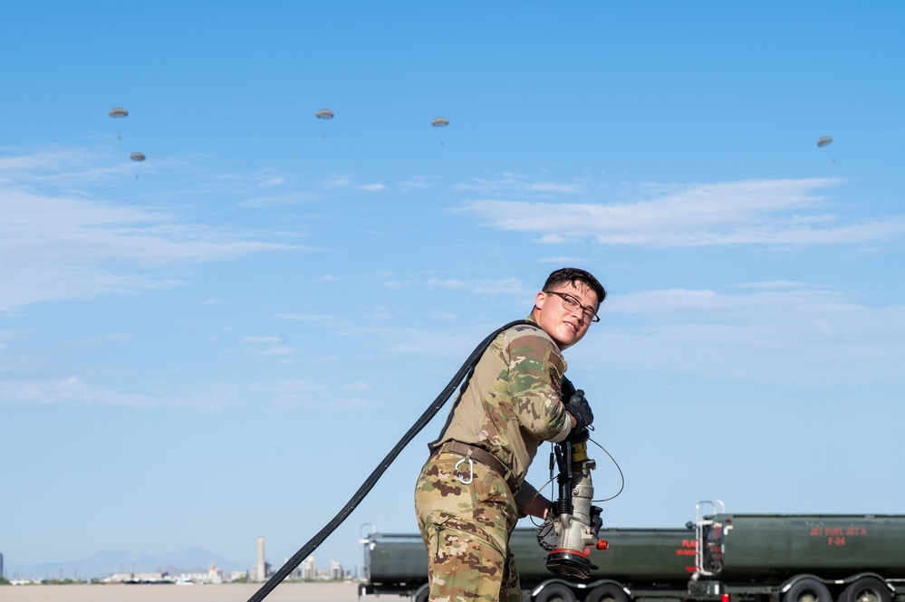 Fuel for the mission: Fuels management Airmen try out for forward area refueling point team
