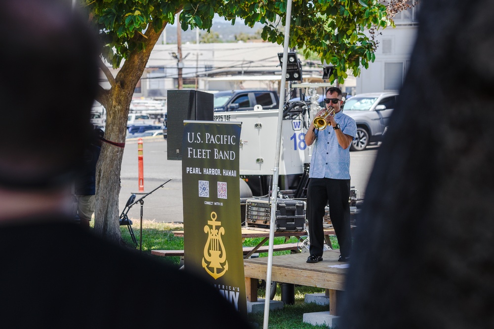 Musician 1st Class Jonathan Starr Takes a Solo at NAVFAC HI Summer Festival