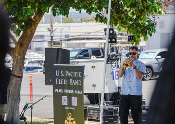 Musician 1st Class Jonathan Starr Takes a Solo at NAVFAC HI Summer Festival
