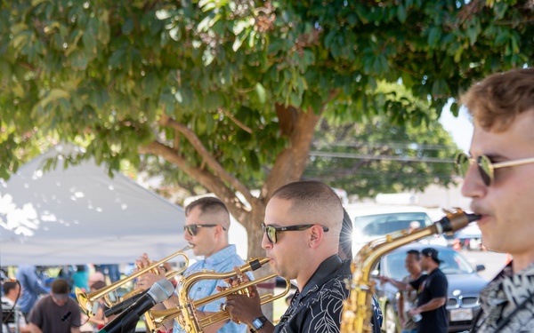 “Big Wave” Brass Band Musicians perform at NAVFAC HI Summer Festival