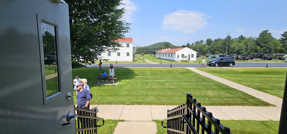 August 2025 family visit held at Fort McCoy's historic Commemorative Area