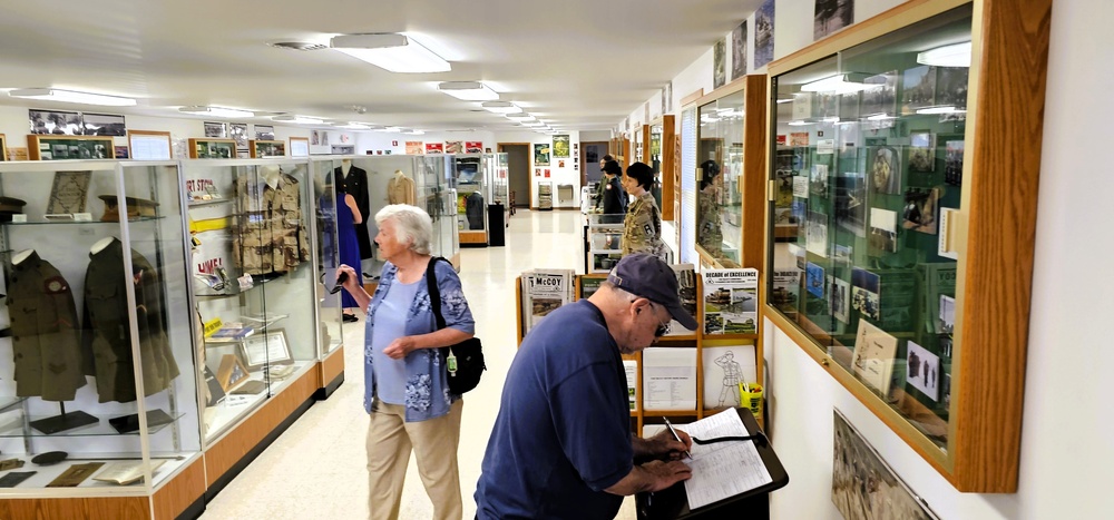 August 2025 family visit held at Fort McCoy's historic Commemorative Area