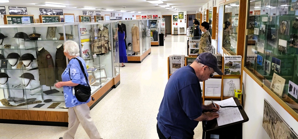 August 2025 family visit held at Fort McCoy's historic Commemorative Area