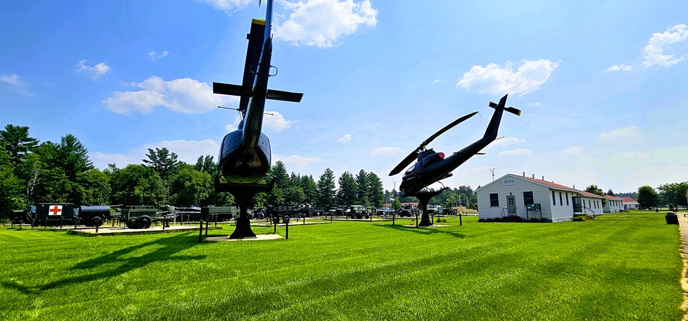 August 2025 family visit held at Fort McCoy's historic Commemorative Area