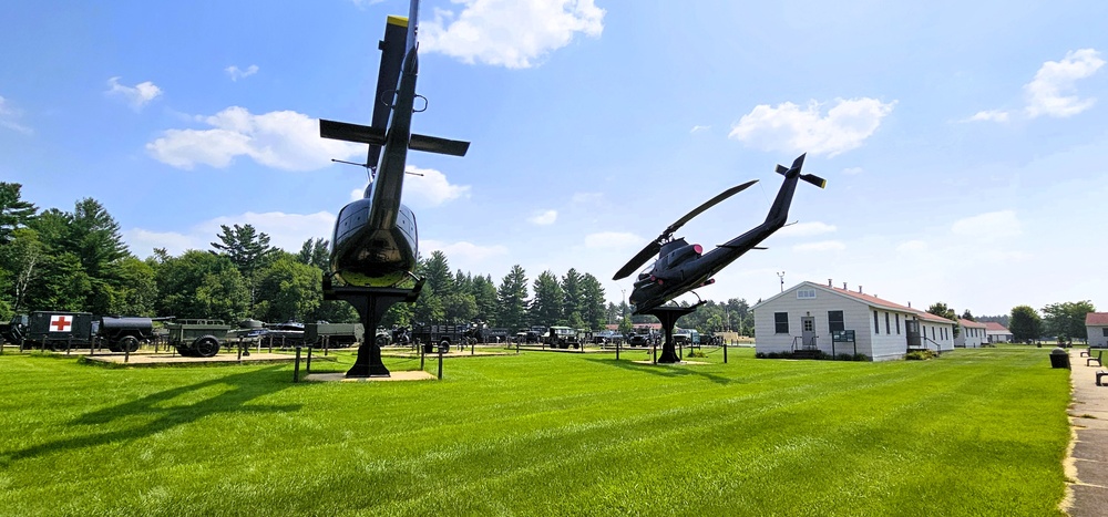August 2025 family visit held at Fort McCoy's historic Commemorative Area