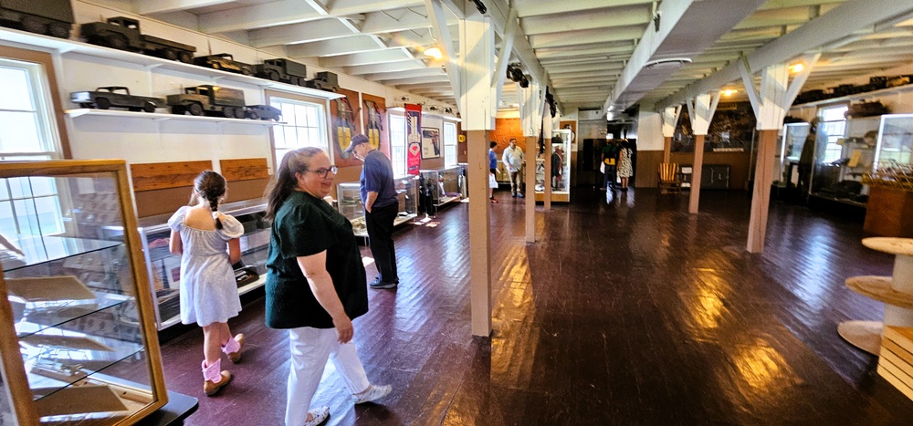 August 2025 family visit held at Fort McCoy's historic Commemorative Area