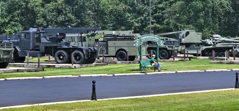 August 2025 family visit held at Fort McCoy's historic Commemorative Area